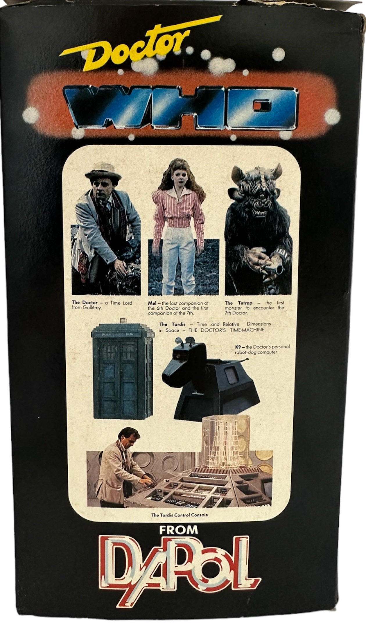 Vintage 1987 Doctor Dr Who The Tardis - Time And Relative Dimensions In Space Police Box By Dapol - Former Shop Stock.