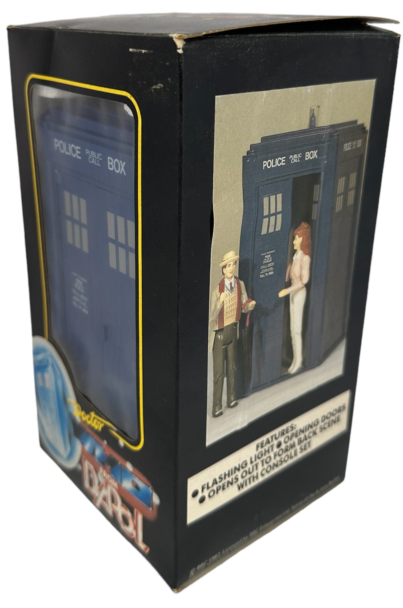 Vintage 1987 Doctor Dr Who The Tardis - Time And Relative Dimensions In Space Police Box By Dapol - Former Shop Stock.