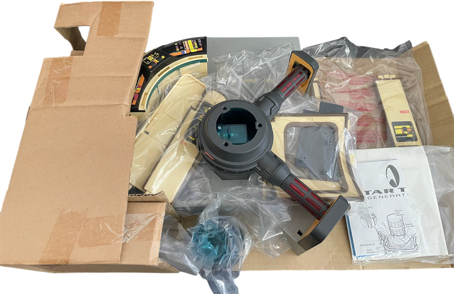 Vintage Playmates 1994 Star Trek Generations Engineering Action Playset With Authentic Lights And Sounds From The Movie - Factory Sealed Shop Stock Room Find