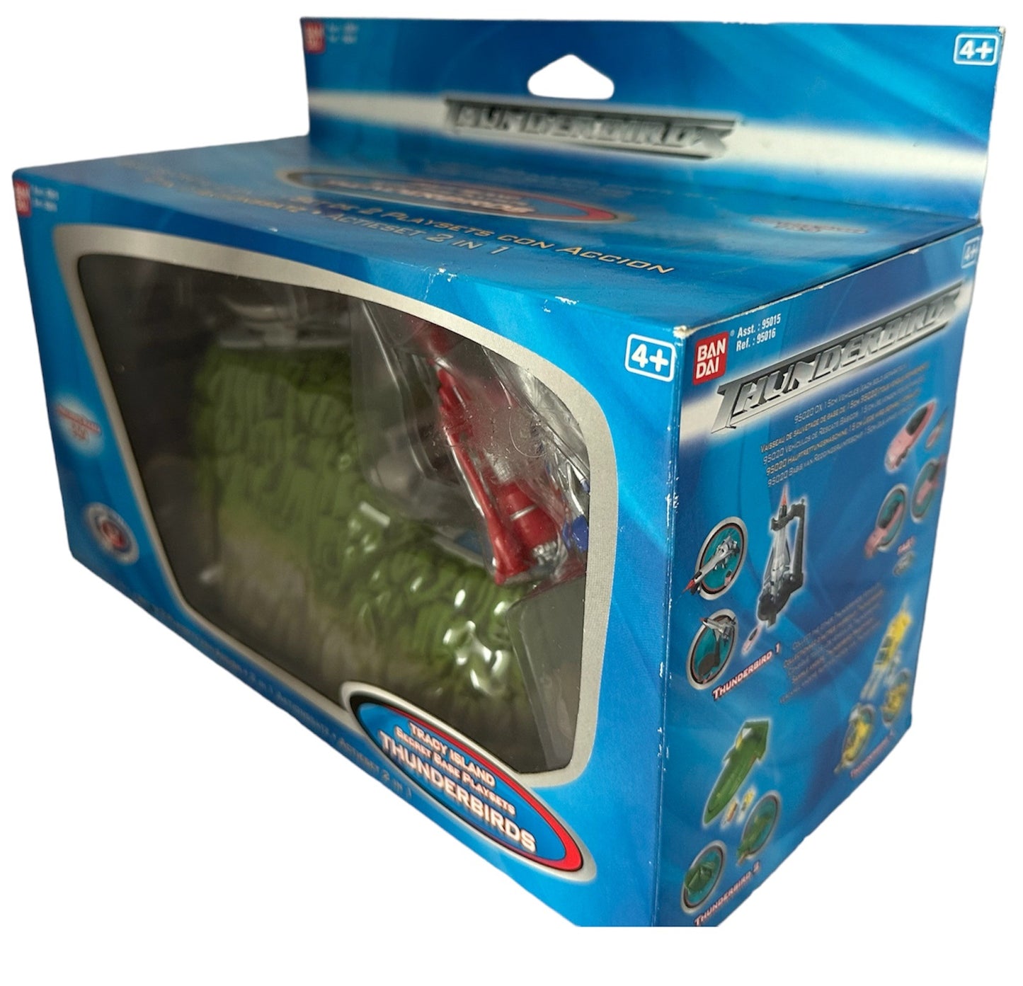 Vintage Bandai 2004 Gerry Andersons Thunderbirds Tracy Island Secret Base - 2 In 1 Playset Thunderbird 1 & Thunderbird 3 Base Playsets - Factory Sealed Shop Stock Room Find