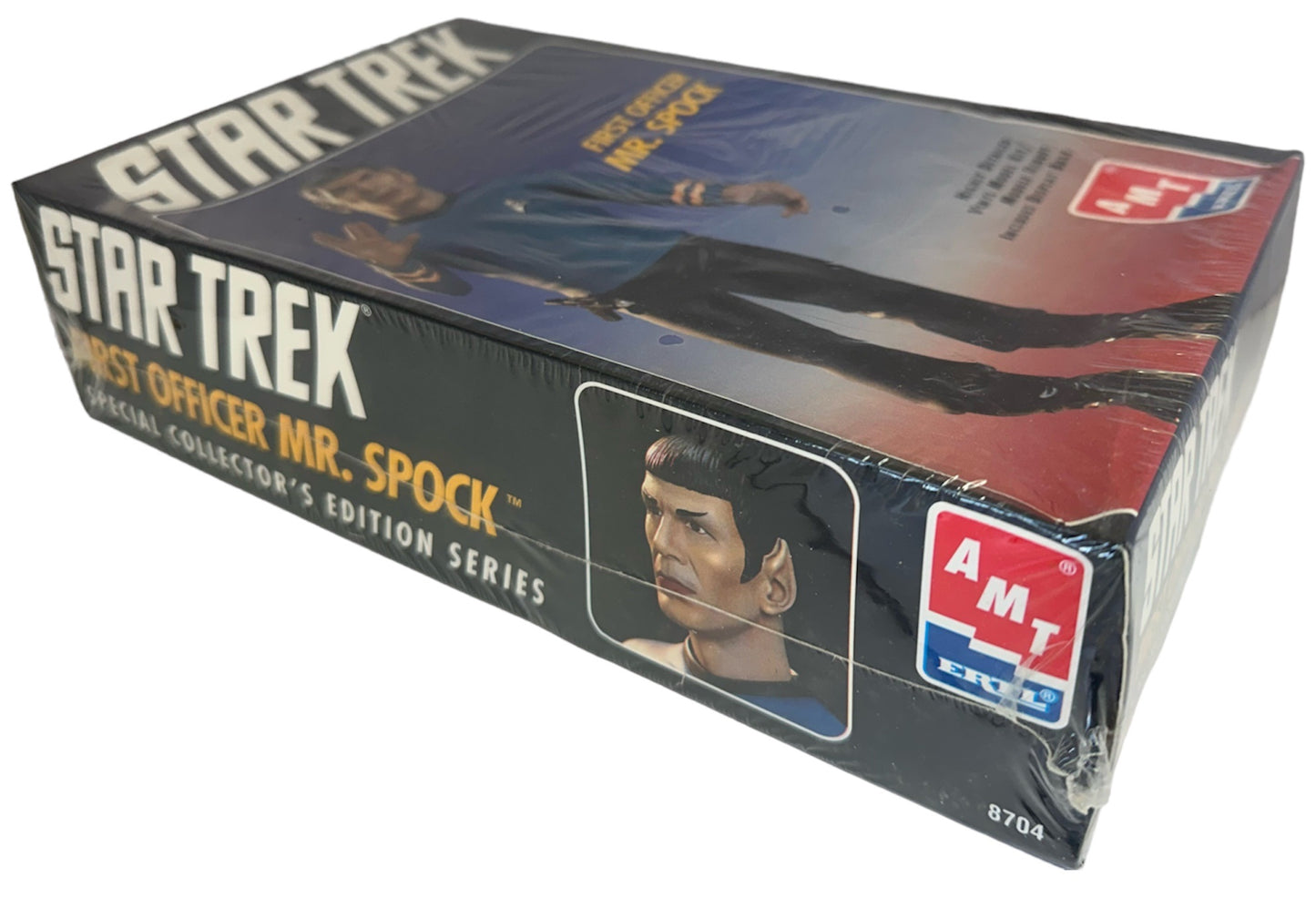 Vintage AMT/ERTL Star Trek The Original Series - First Officer Mr Spock Highly Detailed Special Collectors Edition Vinyl Model Kit - Factory Sealed Shop Stock Room Find