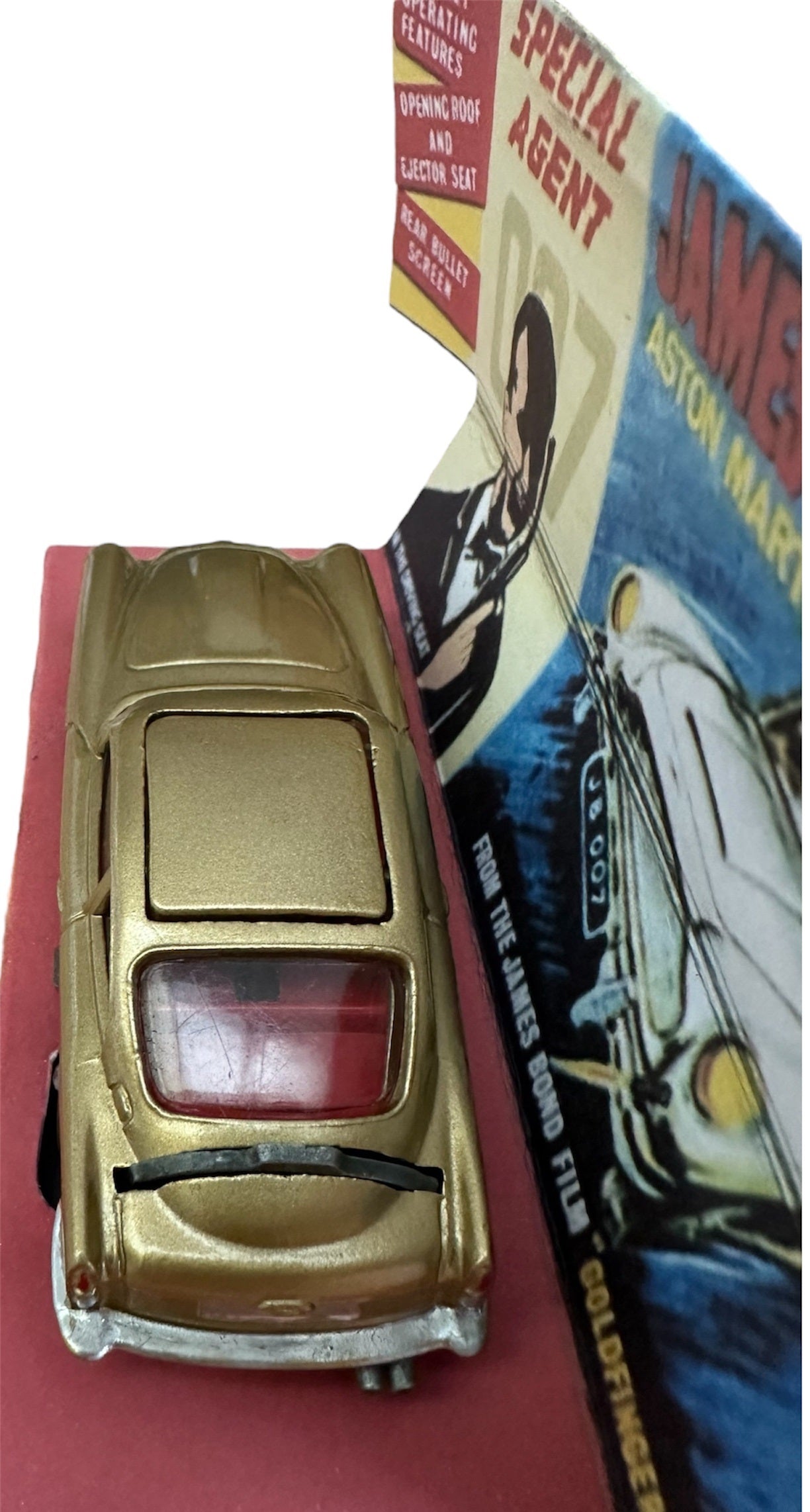 Vintage 1966 Special Agent Bond Aston DB5 Corgi Diecast 261 Replica Model Vehicle - 2022 Corgi Re-Issue - Boxed With Display Plinth And Secret Instructions