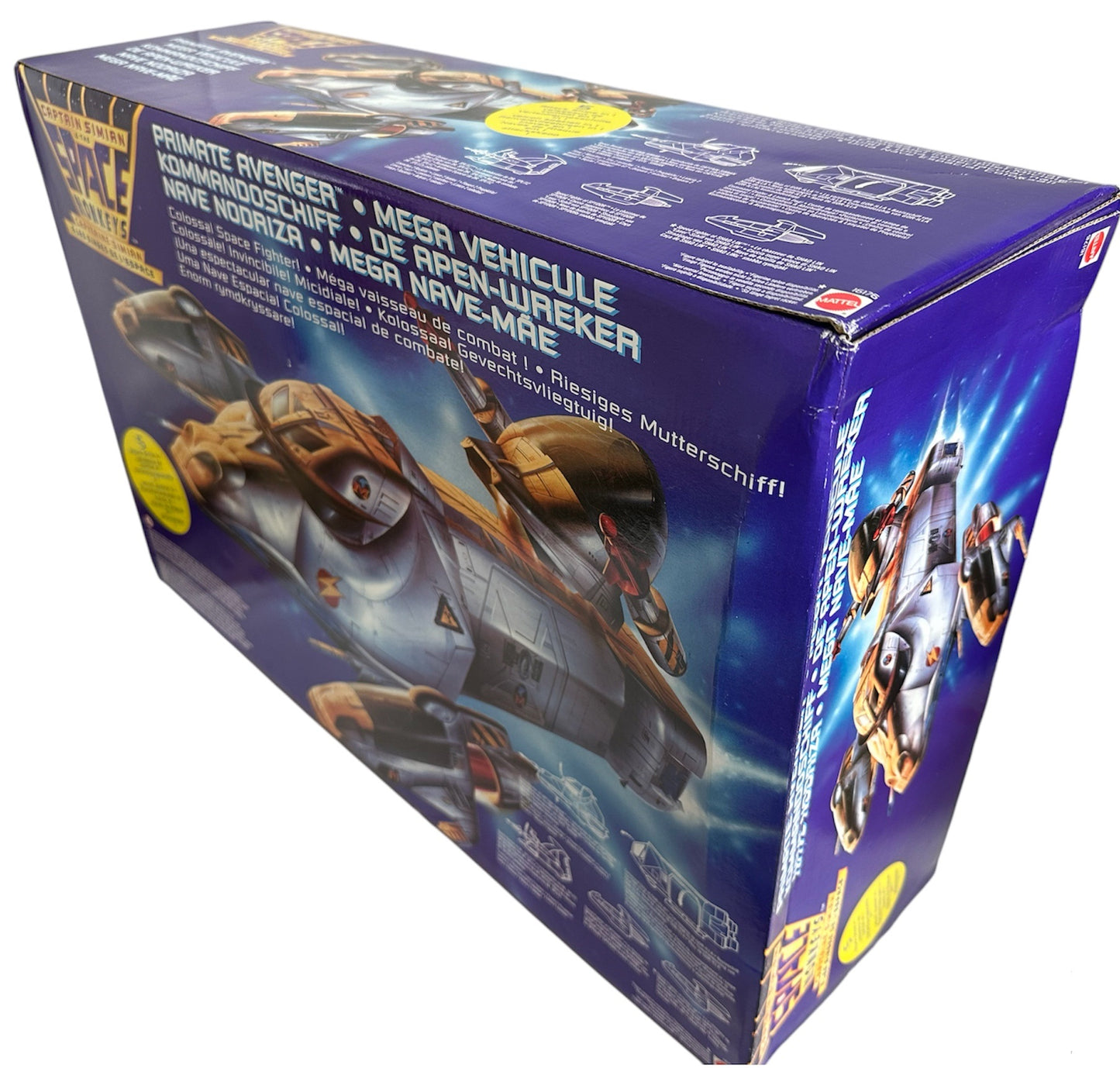 Vintage Bluebirds 1996 Captain Simian And The Space Monkeys Primate Avenger 5 In 1 Mega Vehicle - Brand New Factory Sealed Shop Stock Room Find