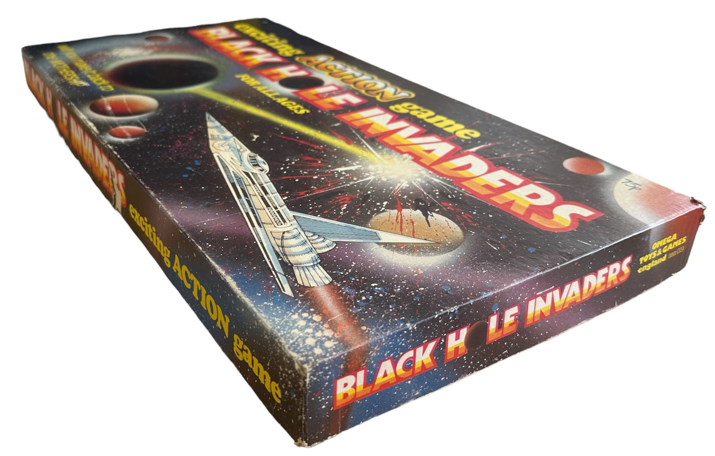 Vintage Omegagames 1970's The Black Hole Invaders Exciting Action Packed Board Game - Fantastic Condition - Fully Complete - In The Original Box