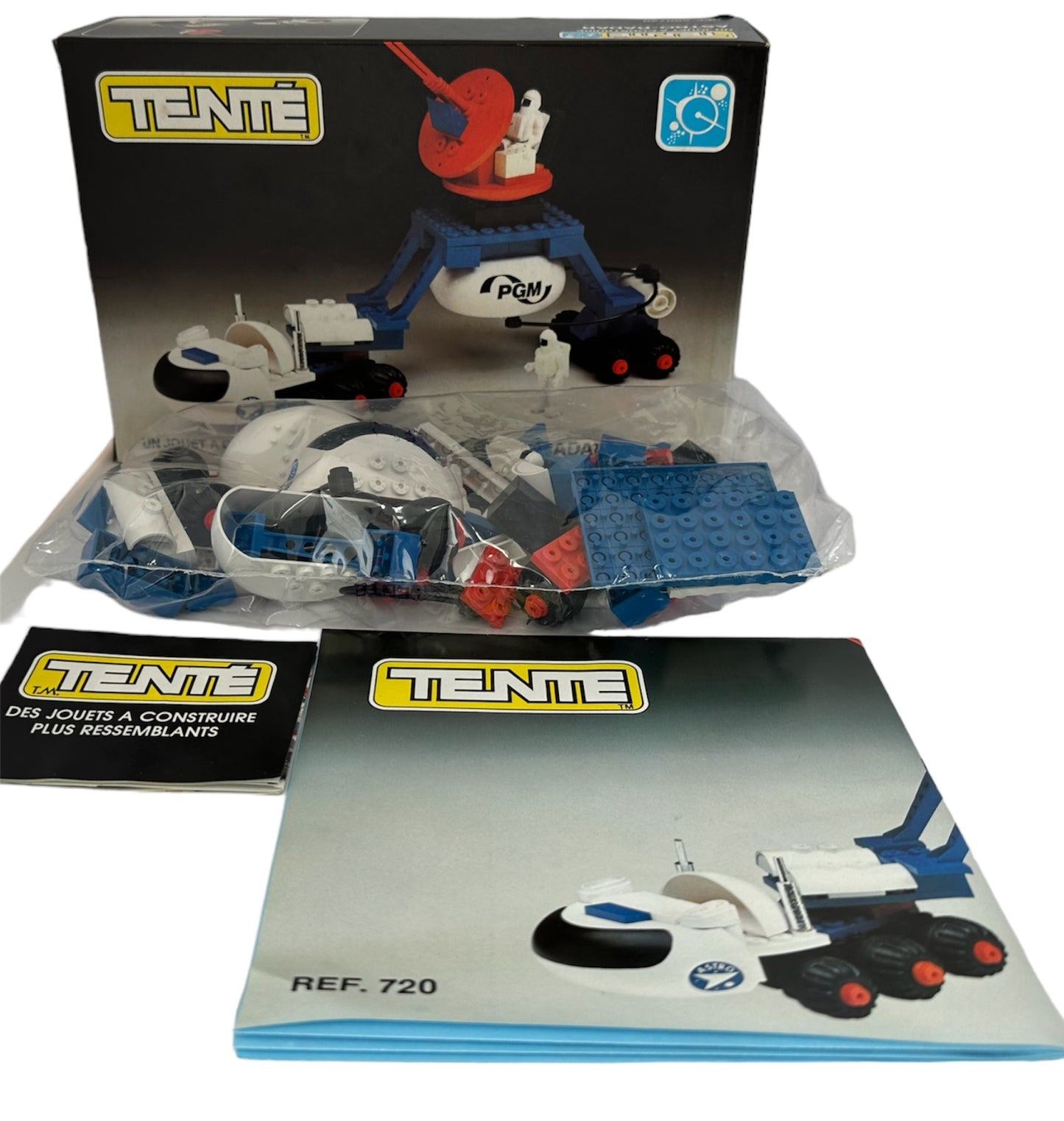 Vintage 1970's Tente Astro Radar Building Blocks Toy Set No. 590720 - A Construction Set By Denys Fisher - Factory Sealed Shop Stock Room Find