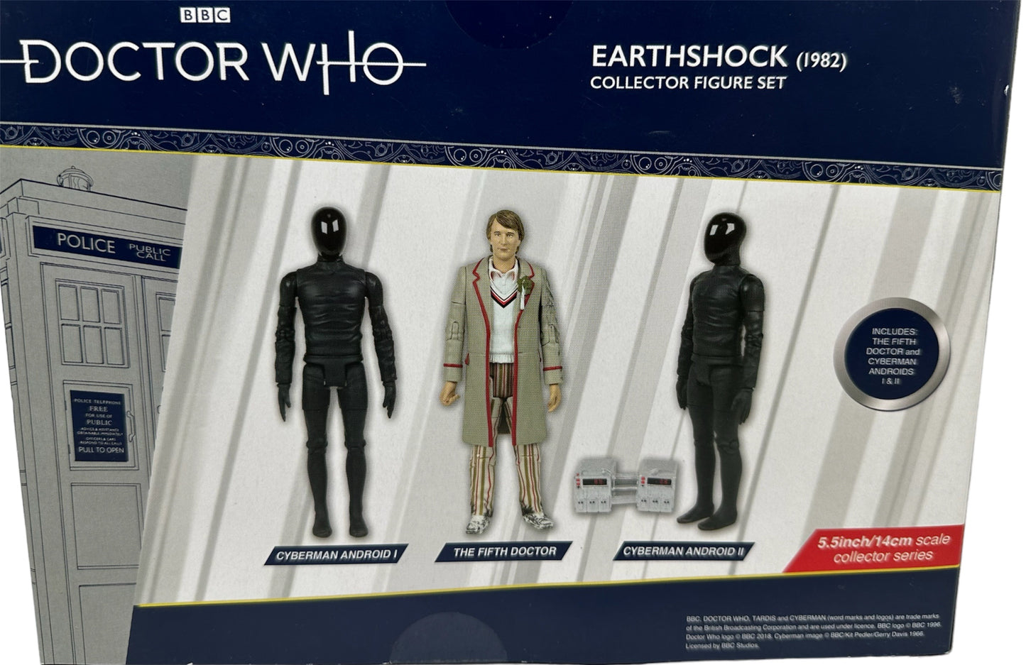 Vintage Characters 2012 Doctor Dr Who Earthshock 1982 Limited Edition Collector Action Figure Set - Brand New Factory Sealed Shop Stock Room Find