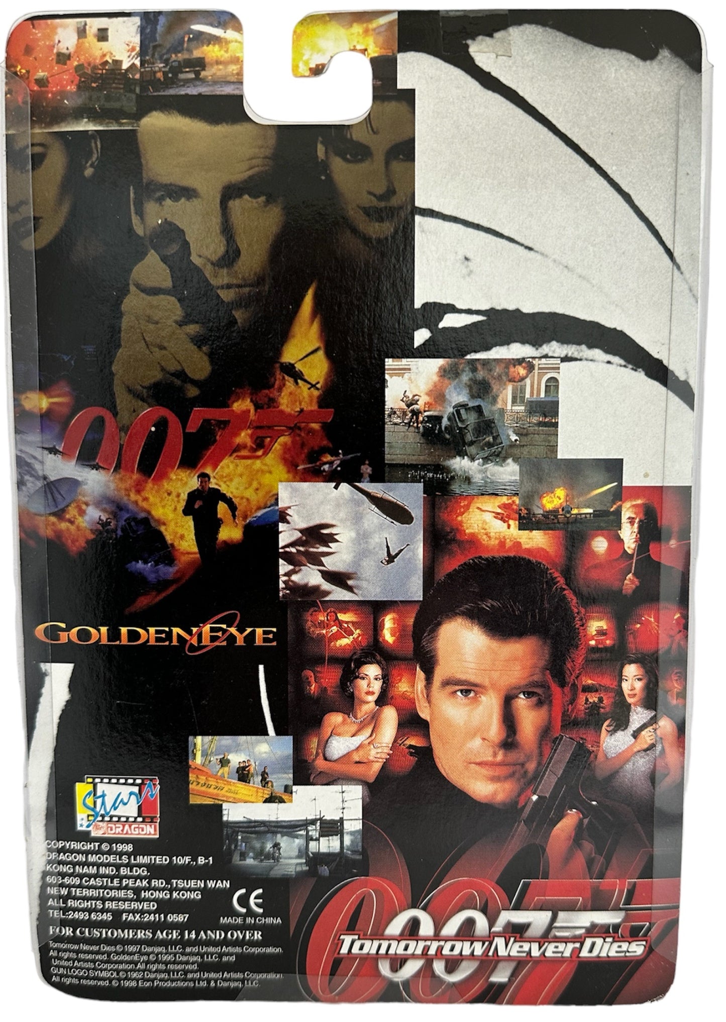 Vintage Dragon 1998 James Bond 007 Goldeneye - 1/16 Scale Series - (Pierce Brosnan) James Bond 4 1/2 inch Figurine Collectors Edition - Factory Sealed Shop Stock Room Find