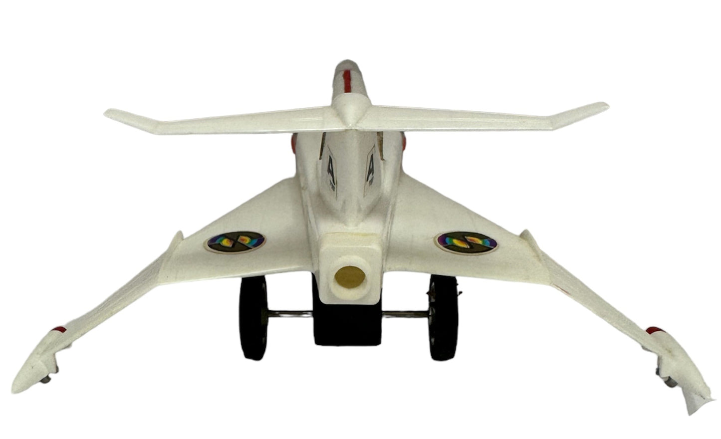 Vintage 1967 Century 21 Toys Gerry Andersons Captain Scarlet & The Mysterons Angel Interceptor Aircraft Friction Drive Replica With Real Firing Rocket - Fantastic Condition 100% Complete And In The Original Box