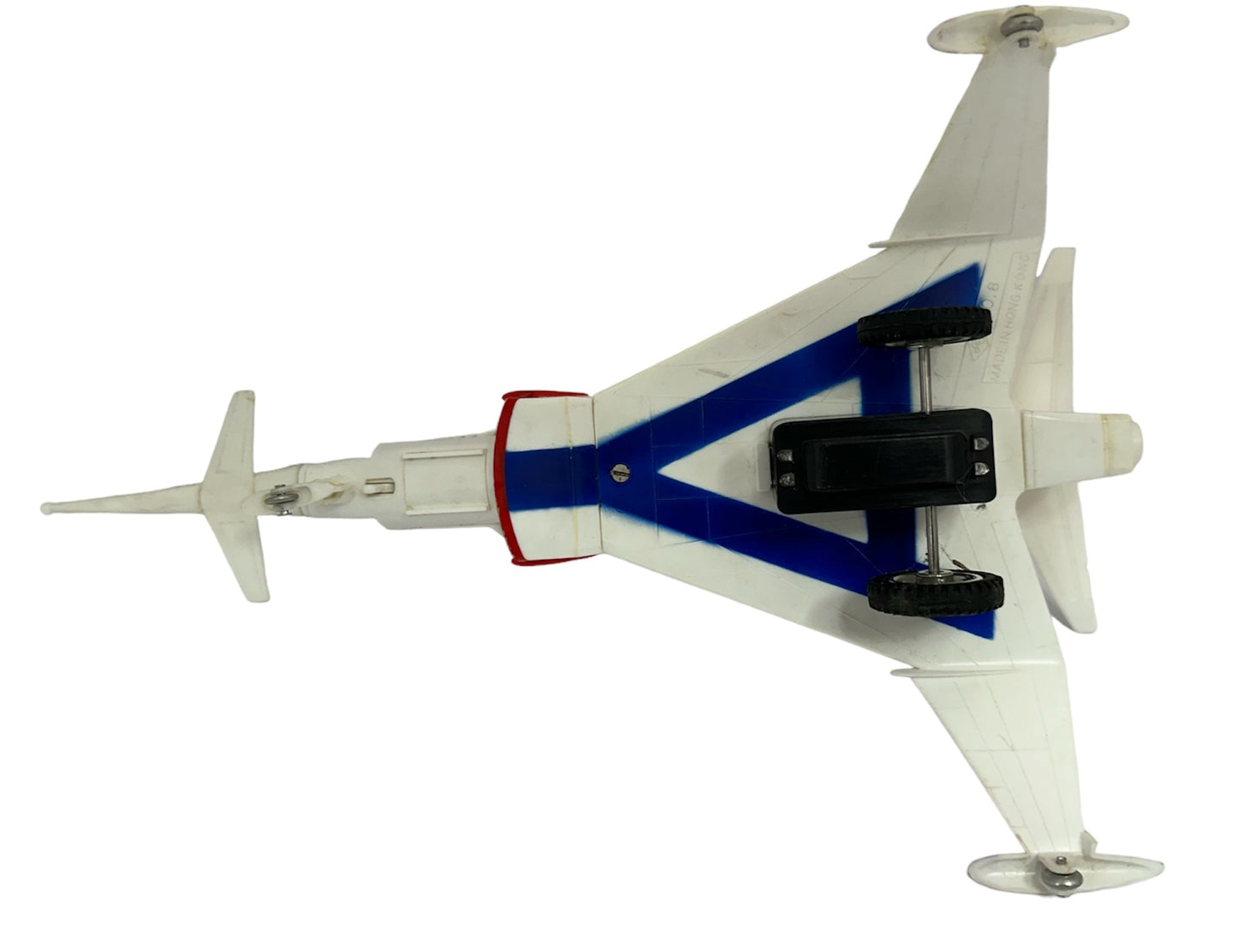Vintage 1967 Century 21 Toys Gerry Andersons Captain Scarlet & The Mysterons Angel Interceptor Aircraft Friction Drive Replica With Real Firing Rocket - Fantastic Condition 100% Complete And In The Original Box