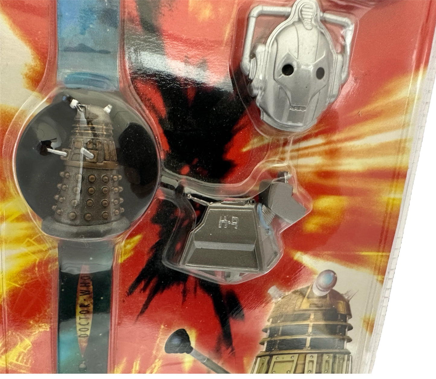 Vintage 2007 Doctor Dr Who Interchangeable Head LCD Wrist Watch - Factory Sealed Shop Stock Room Find
