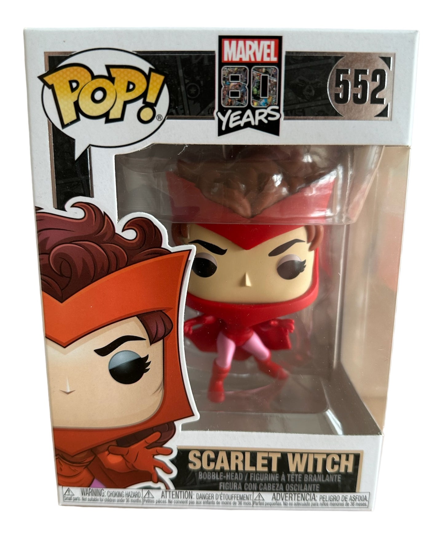 POP! 2019 Marvels 80 Years First Appearance Funko Pop Vinyl Figure - Scarlet Witch Bobble-Head No. 552 - Brand New Shop Stock Room Find
