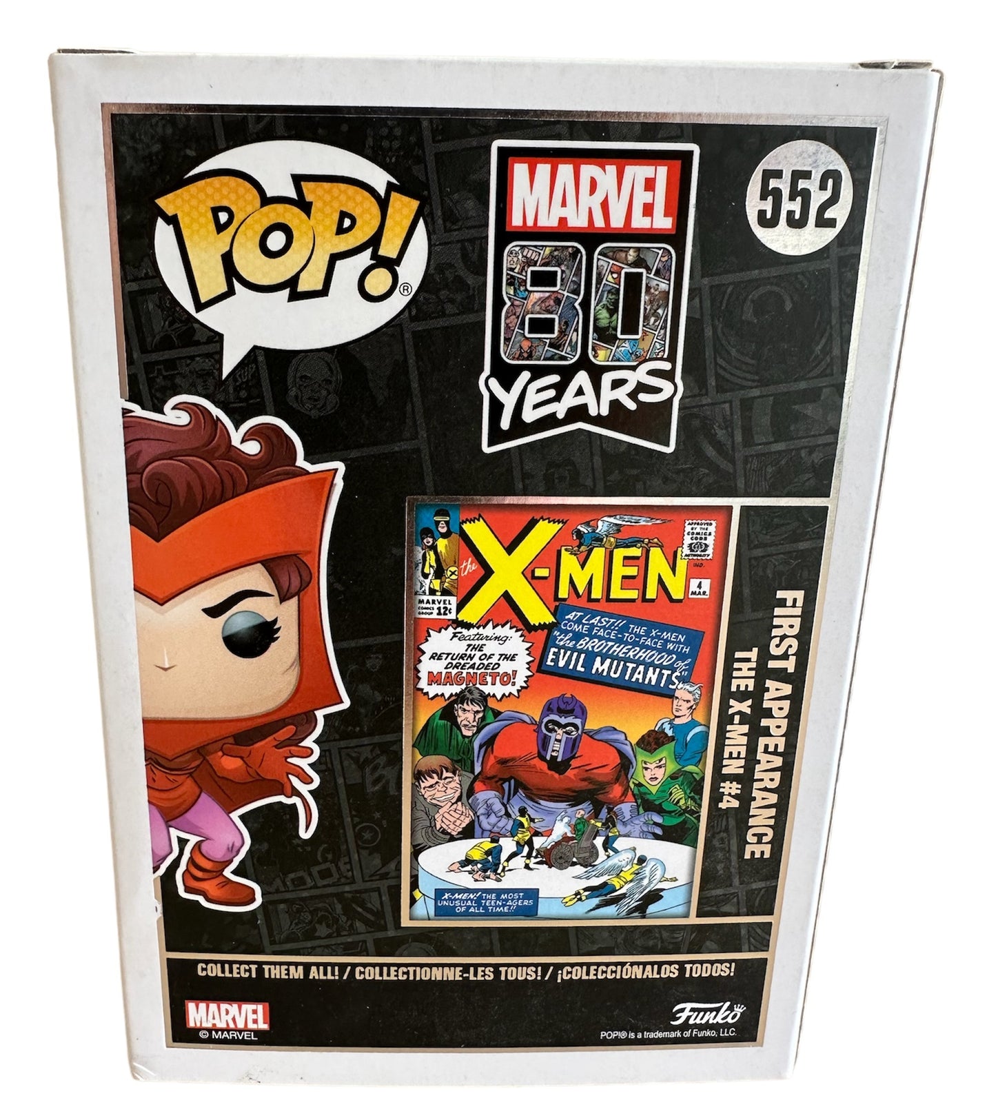 POP! 2019 Marvels 80 Years First Appearance Funko Pop Vinyl Figure - Scarlet Witch Bobble-Head No. 552 - Brand New Shop Stock Room Find