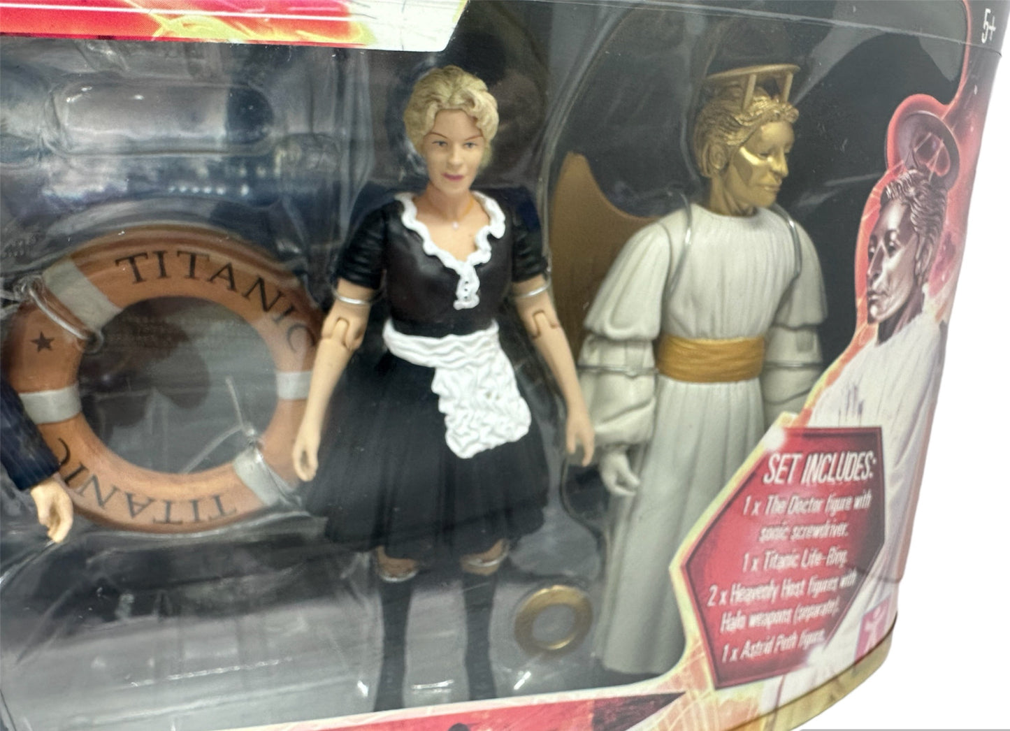 Vintage Characters 2007 Doctor Dr Who Voyage Of The Damned 4 x Action Figure Gift Set Factory Sealed Shop Stock Room Find