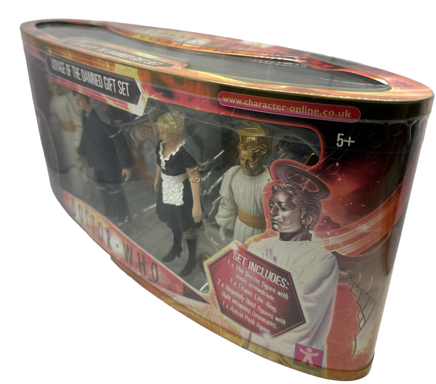 Vintage Characters 2007 Doctor Dr Who Voyage Of The Damned 4 x Action Figure Gift Set Factory Sealed Shop Stock Room Find