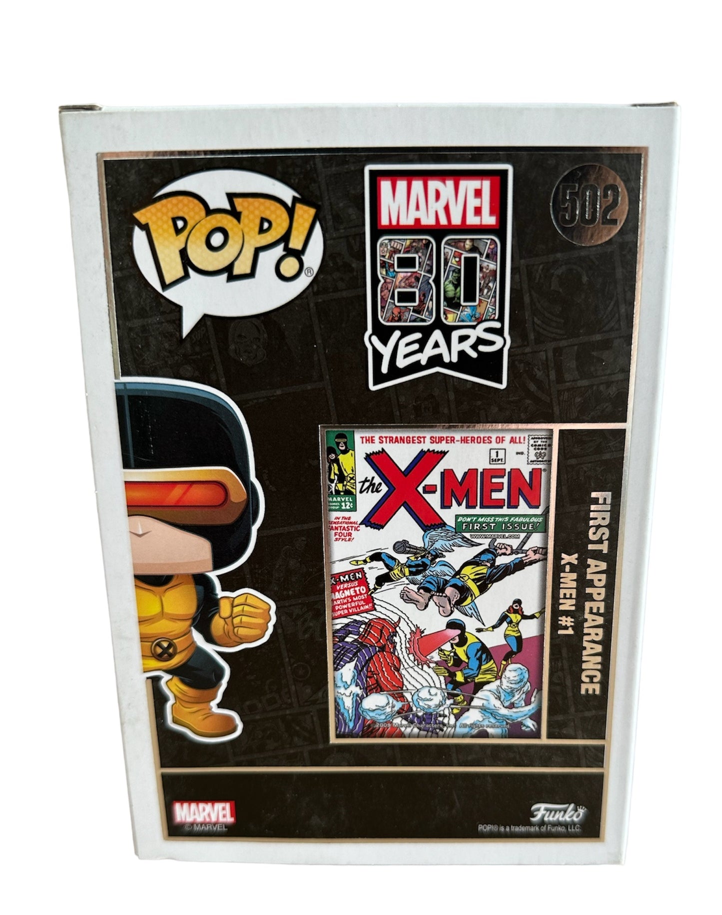 POP! 2019 Marvels 80 Years First Appearance Funko Pop Vinyl Figure - Cyclops Bobble-Head No. 502 - Brand New Shop Stock Room Find