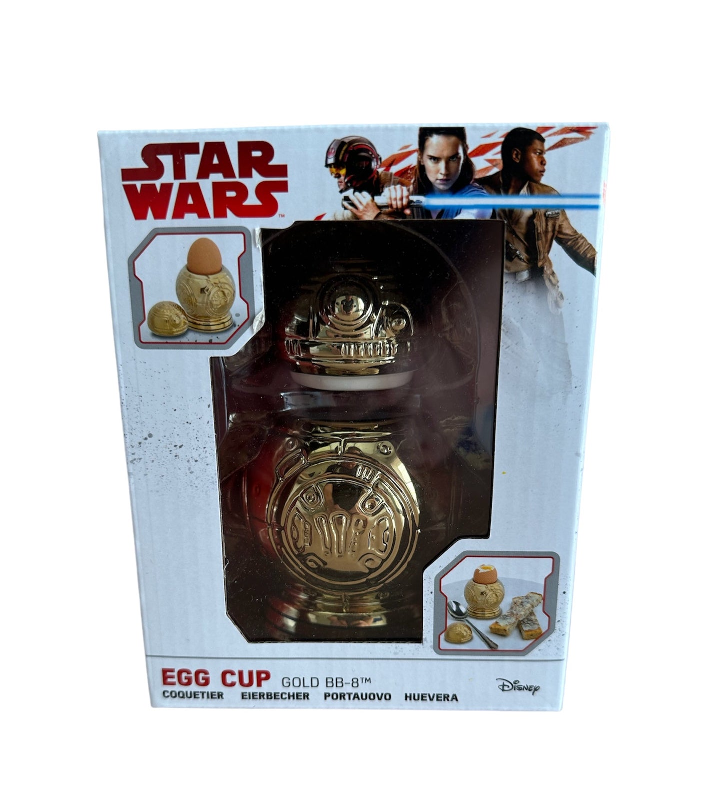 Funko 2017 - Star Wars The Last Jedi - BB-8 Gold Egg Cup - Brand New Factory Sealed Shop Stock Room Find