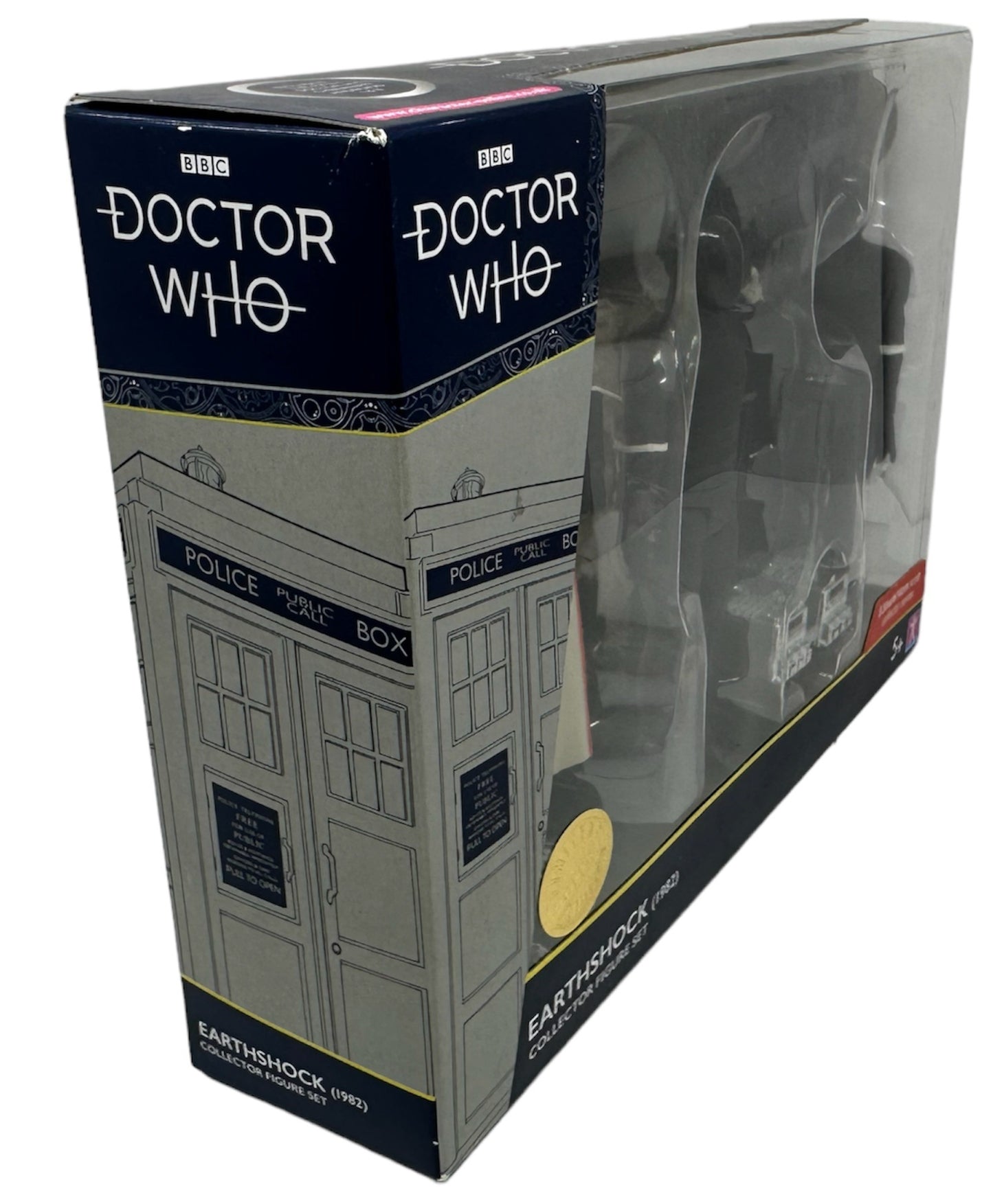Vintage Characters 2012 Doctor Dr Who Earthshock 1982 Limited Edition Collector Action Figure Set - Brand New Factory Sealed Shop Stock Room Find