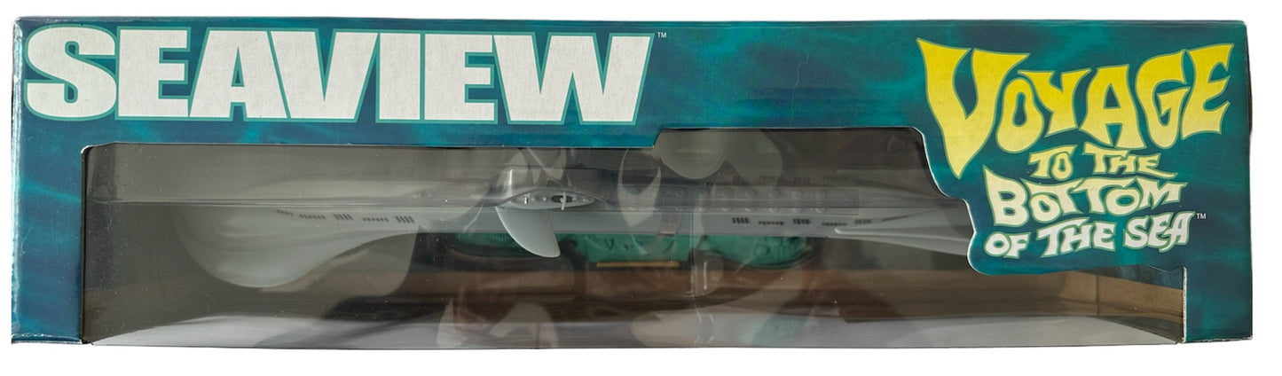 Vintage 2009 Irvin Allen's Voyage To The Bottom Of The Sea - Seawiew Submarine All Plastic Prepainted & Assembled Display Model - Brand New Factory Sealed Shop Stock Room Find