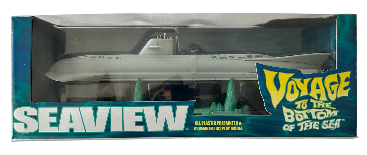 Vintage 2009 Irvin Allen's Voyage To The Bottom Of The Sea - Seawiew Submarine All Plastic Prepainted & Assembled Display Model - Brand New Factory Sealed Shop Stock Room Find