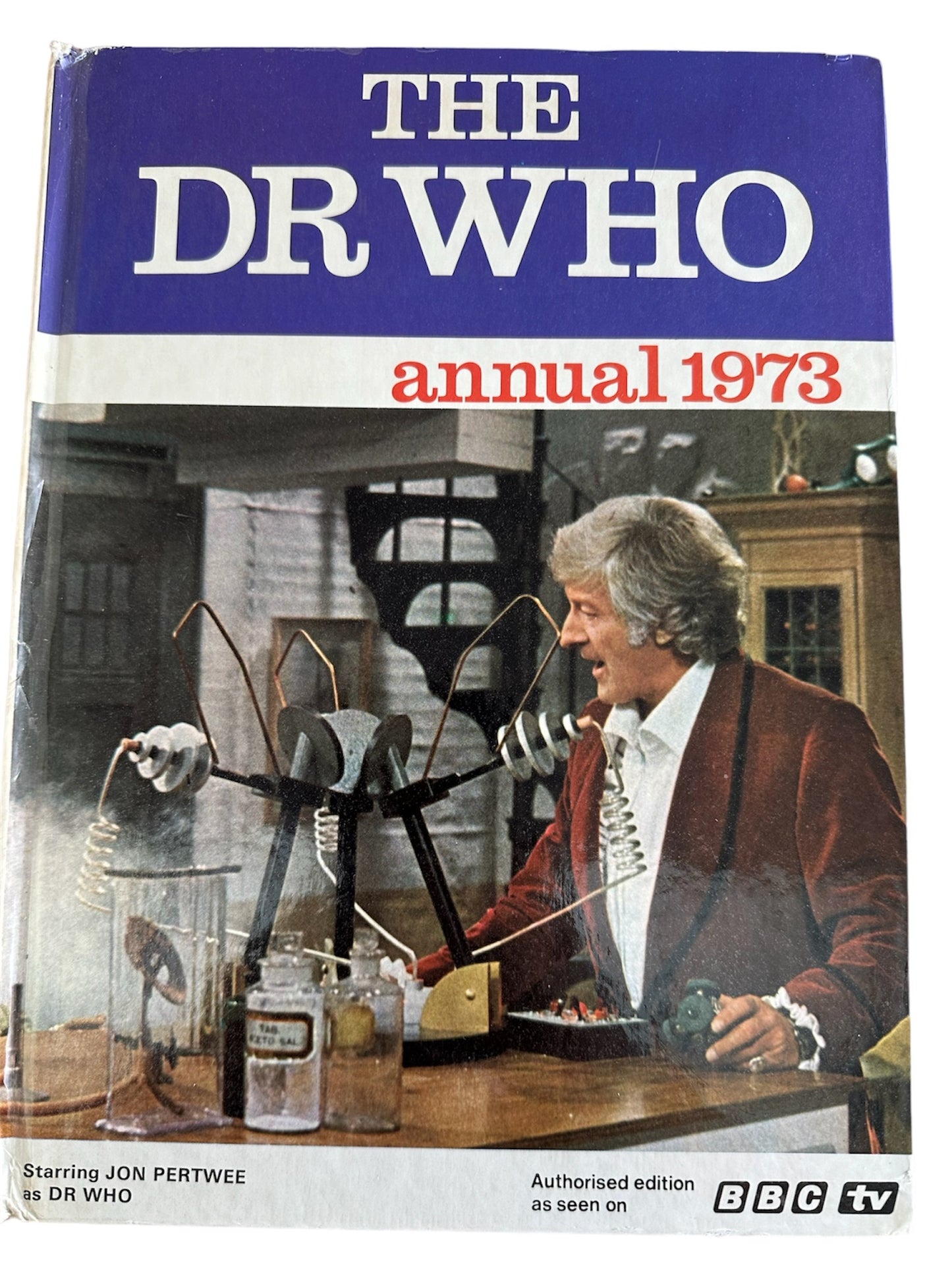 Vintage The Dr Who Annual 1973 Starring Jon Pertwee - Unsold Former Shop Stock