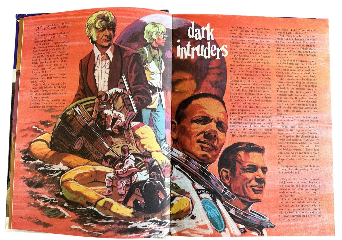 Vintage The Dr Who Annual 1973 Starring Jon Pertwee - Unsold Former Shop Stock