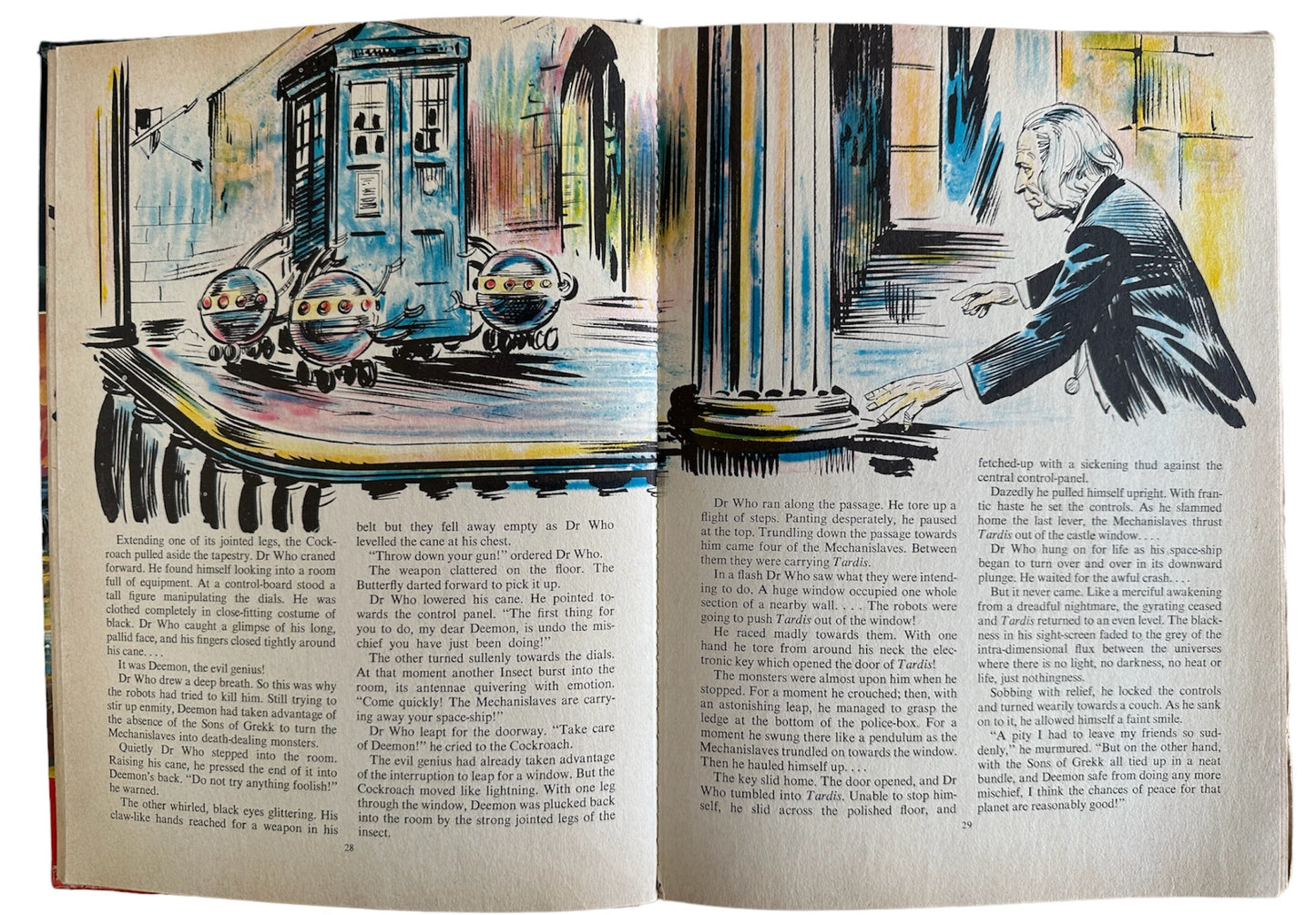 Vintage Dr Who Annual 1966 from the first Doctor William Hartnell era - Very Good Condition