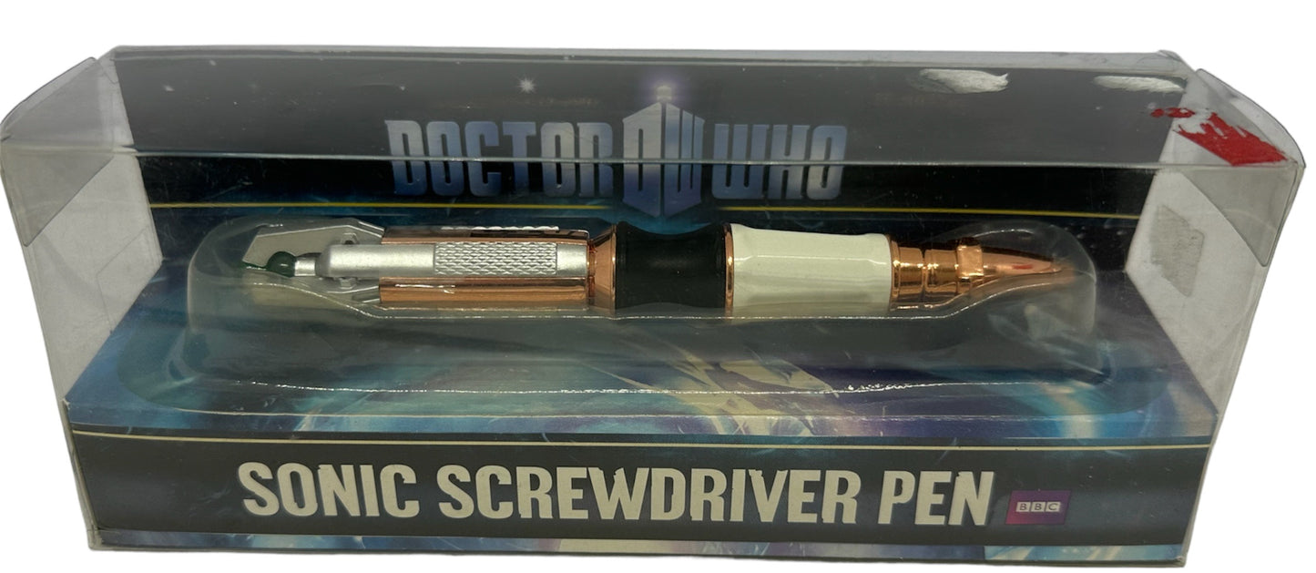 Vintage 2009 Dr Who The 11th Doctors Sonic Screwdriver Pen - Brand New Factory Sealed Shop Stock Room Find