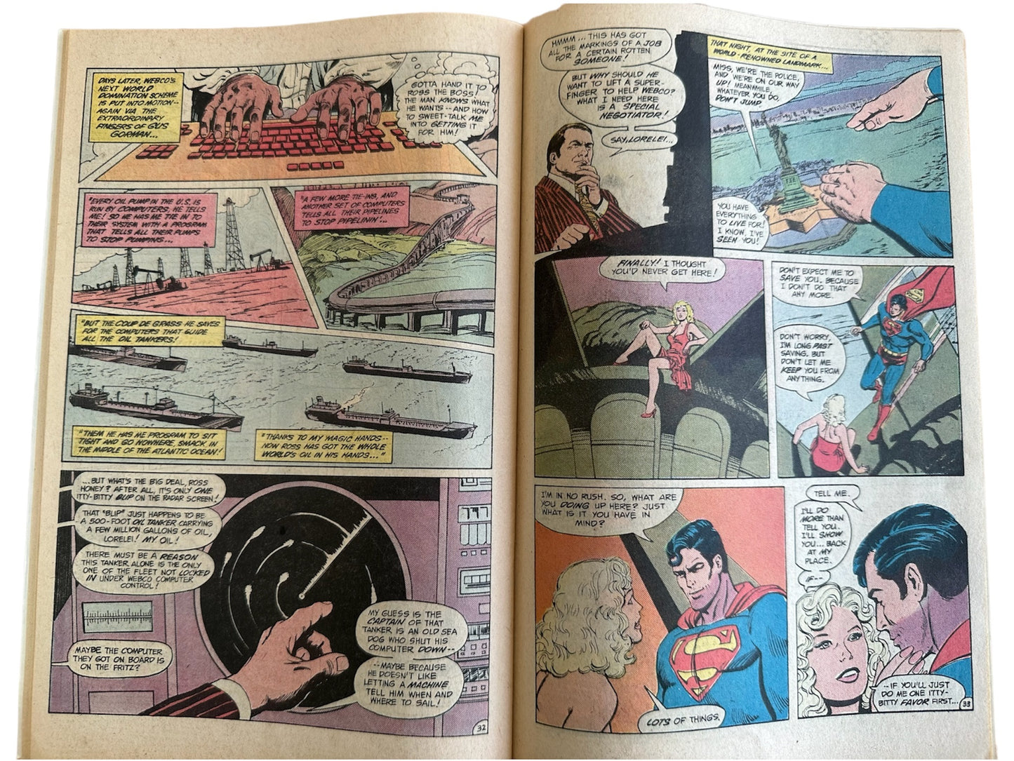 Vintage 1983 DC Comics Superman III Official Full Comic Adaptation - Former Shop Stock From A Closed Down Comic Shop