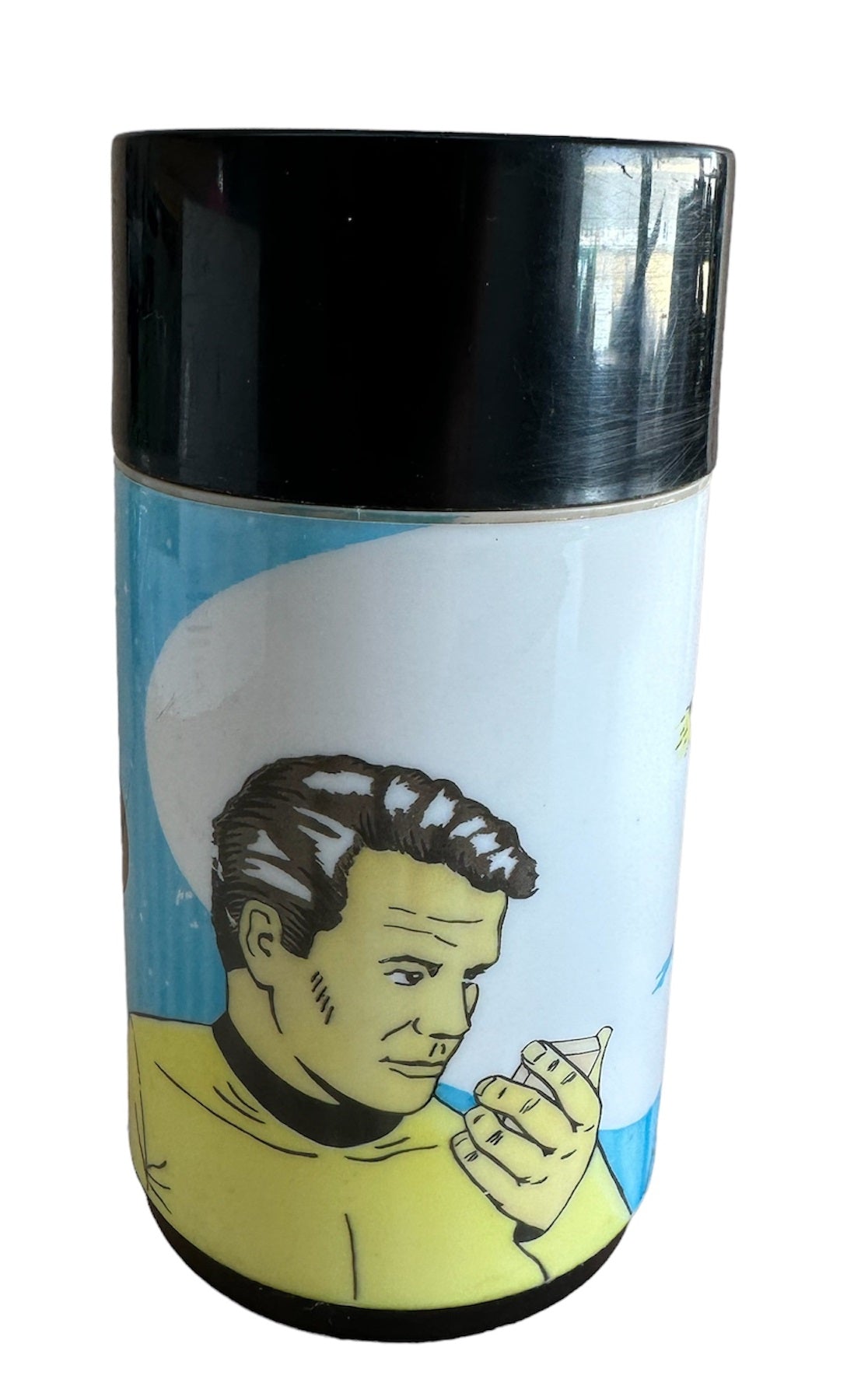 Vintage 1978 Aladdin Star Trek The Original Series Thermos Thermal Bottle Flask - Very Good Condition Very Rare Item