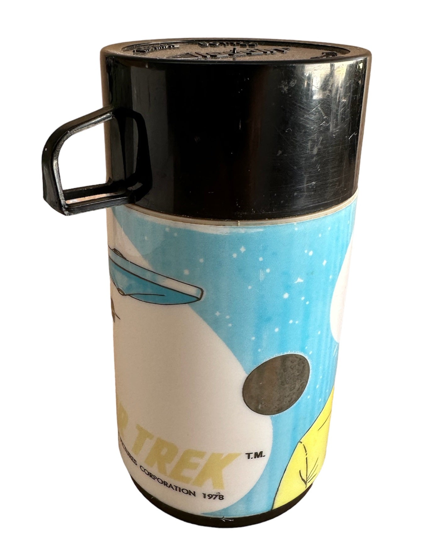 Vintage 1978 Aladdin Star Trek The Original Series Thermos Thermal Bottle Flask - Very Good Condition Very Rare Item