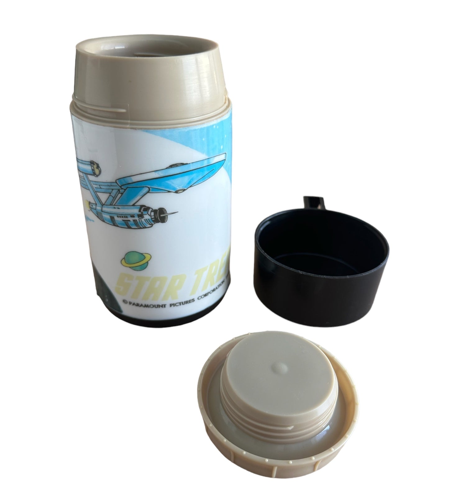 Vintage 1978 Aladdin Star Trek The Original Series Thermos Thermal Bottle Flask - Very Good Condition Very Rare Item