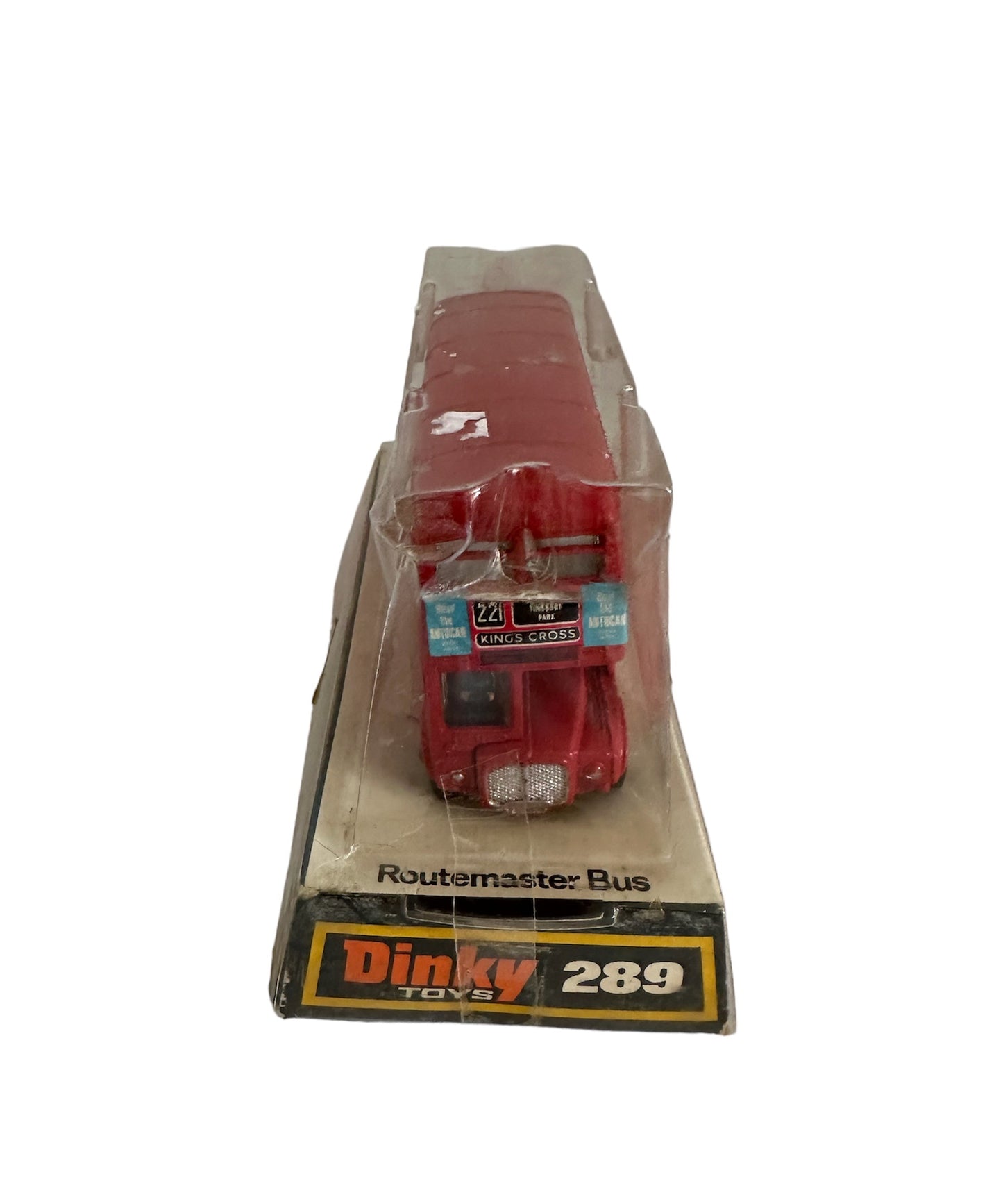 Vintage 1964 Dinky Die Cast Toys No. 289 First Release Routemaster Double Decker Bus 1/43 Scale Replica Vehicle In The Original Packaging - Shop Stock Room Find