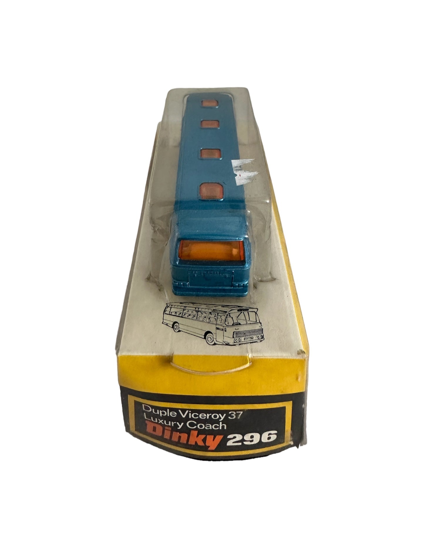 Vintage 1972 Dinky Die Cast Toys No. 296 Duple Viceroy Luxury Coach 1/43 Scale Replica Vehicle In The Original Packaging - Shop Stock Room Find