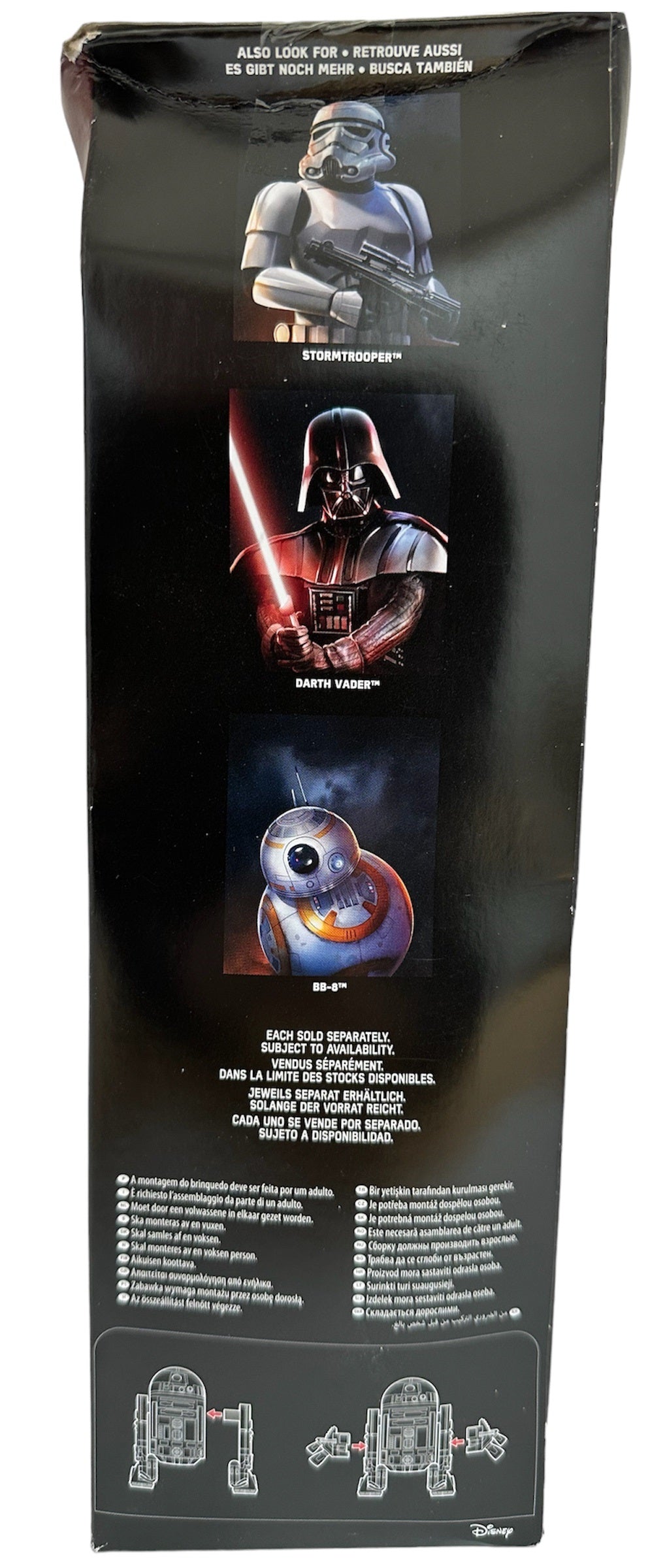 Vintage 2015 Star Wars The Force Awakens 12-inch Action Figure Series R2-D2 Astromech Droid - Factory Sealed Shop Stock Room Find