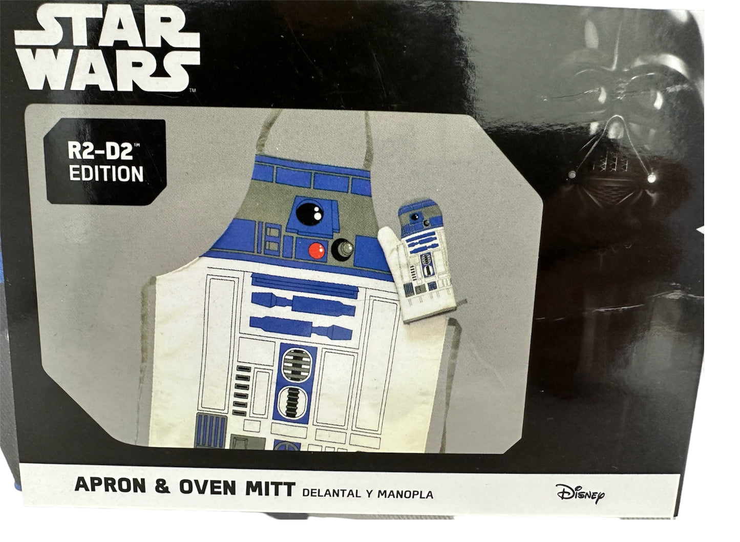 Vintage 2016 Star Wars Apron & Oven Mitt - R2-D2 Edition - Brand New Factory Sealed Shop Stock Room Find