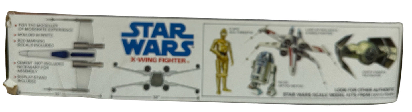 Vintage Kenner/Denys Fisher 1977 Ultra Rare Star Wars Luke Skywalkers X-Wing Fighter Scale Model Kit - Complete In The Box - Shop Stock Room Find