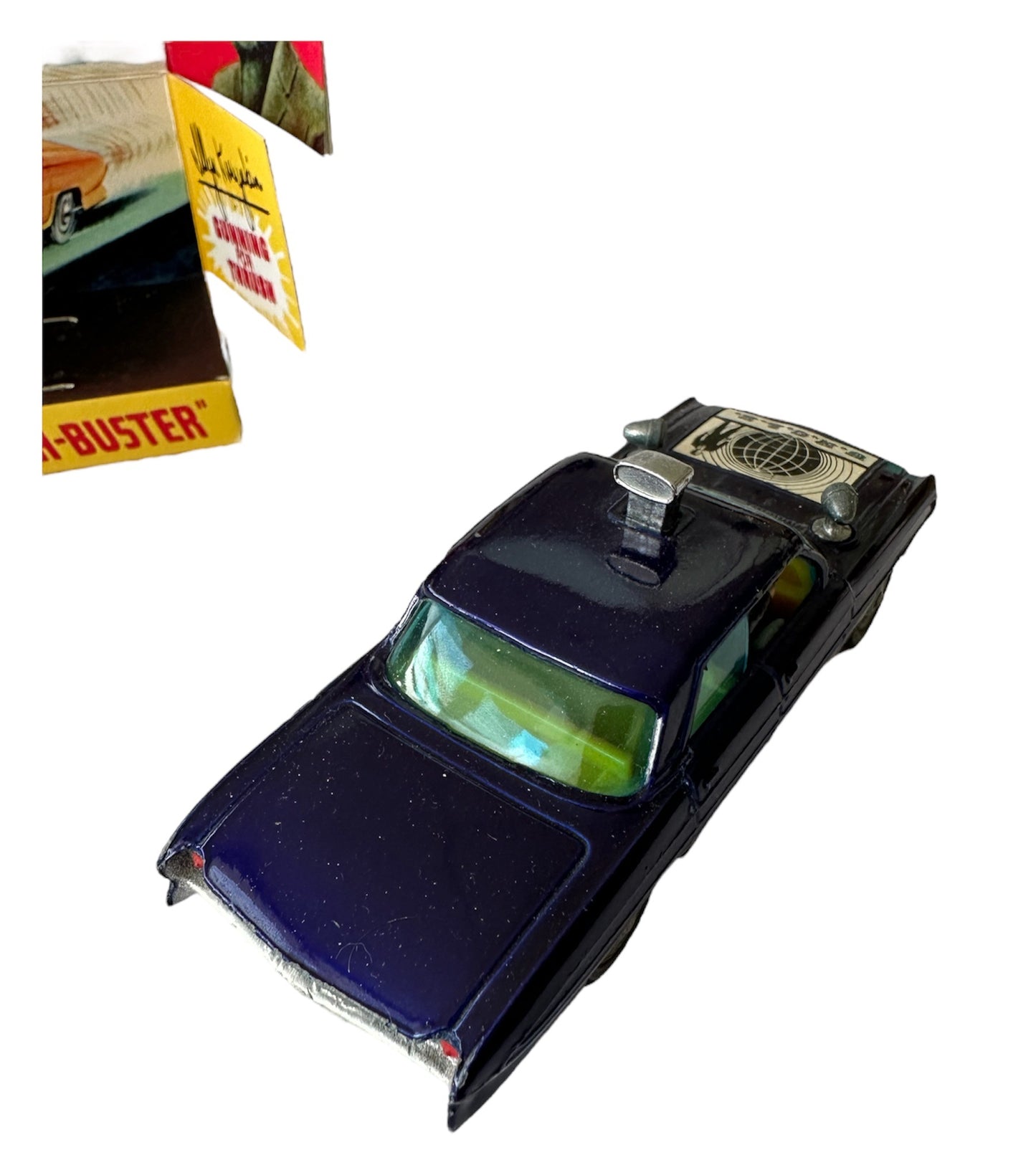 Vintage Corgis 1966 The Man From Uncle Thrush Buster Oldmobile Super 88 Diecast Replica Vehicle With The Waverly Ring