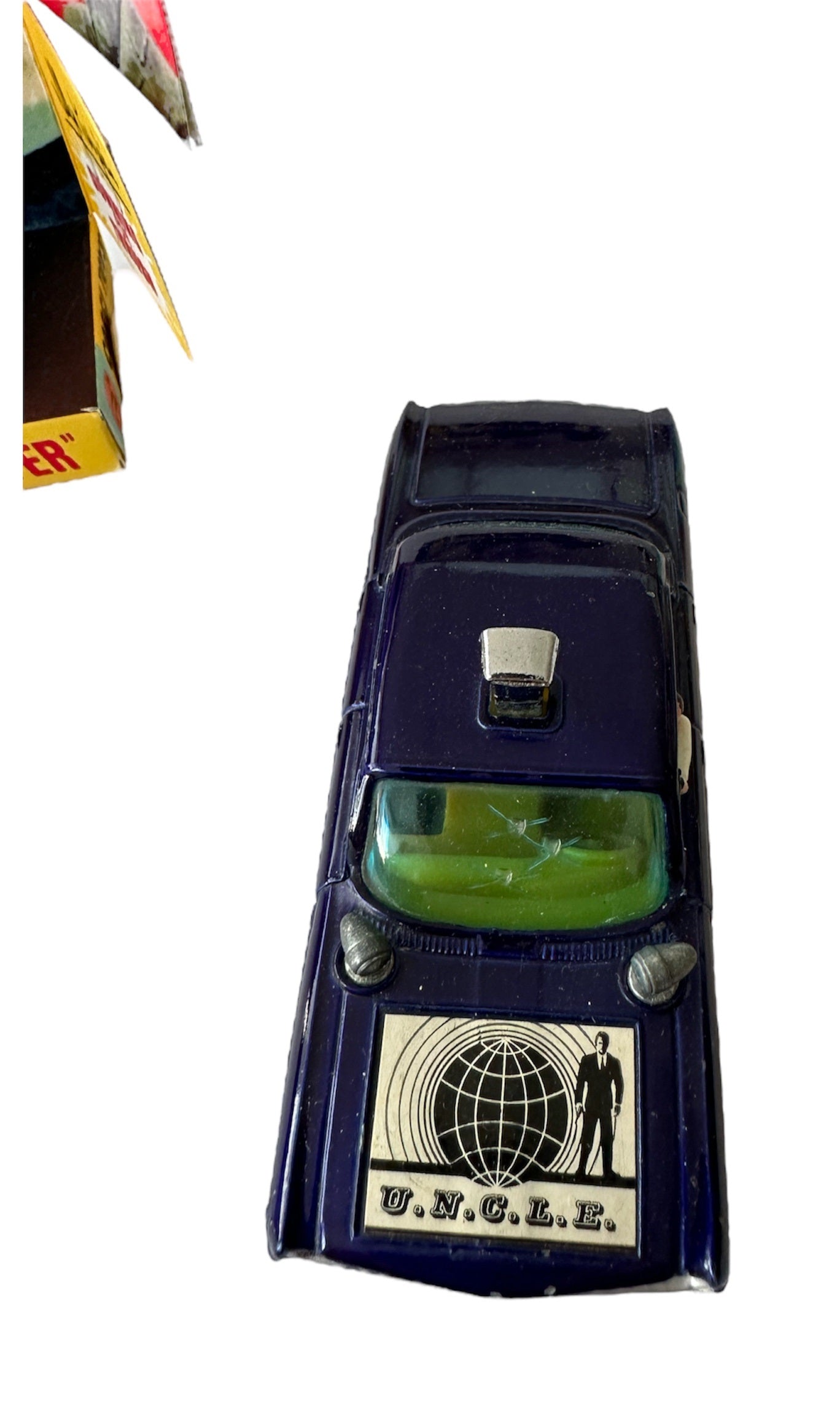 Vintage Corgis 1966 The Man From Uncle Thrush Buster Oldmobile Super 88 Diecast Replica Vehicle With The Waverly Ring
