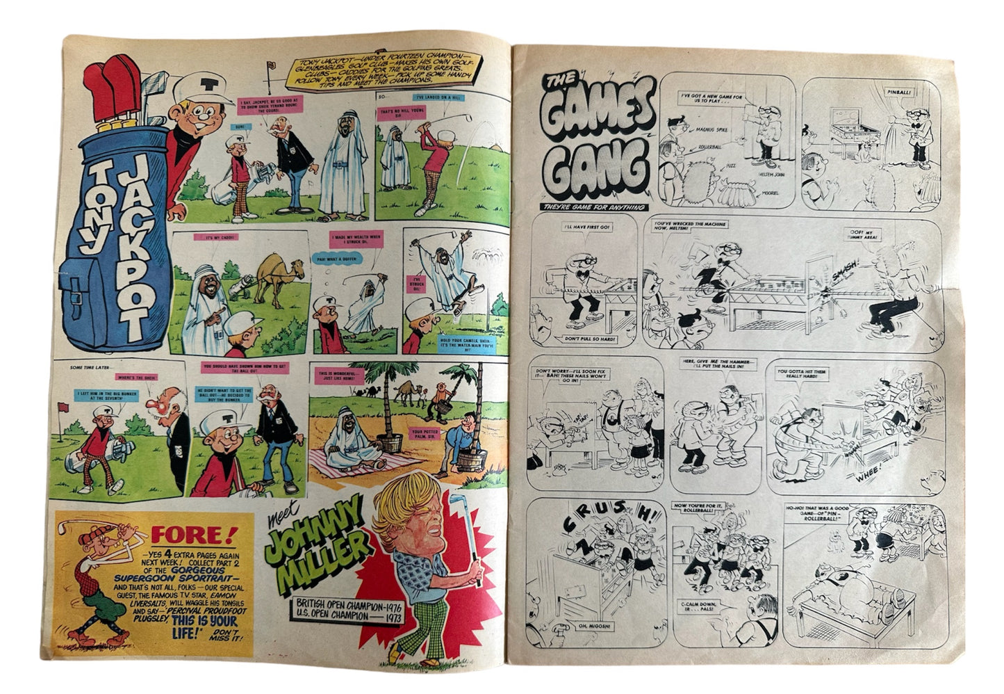 Vintage 1977 Plug Comic Issue No. 4 Very Very Rare. Released by DC Thompson on October 4th 1977 and is issue number 4 in the weekly Comic series