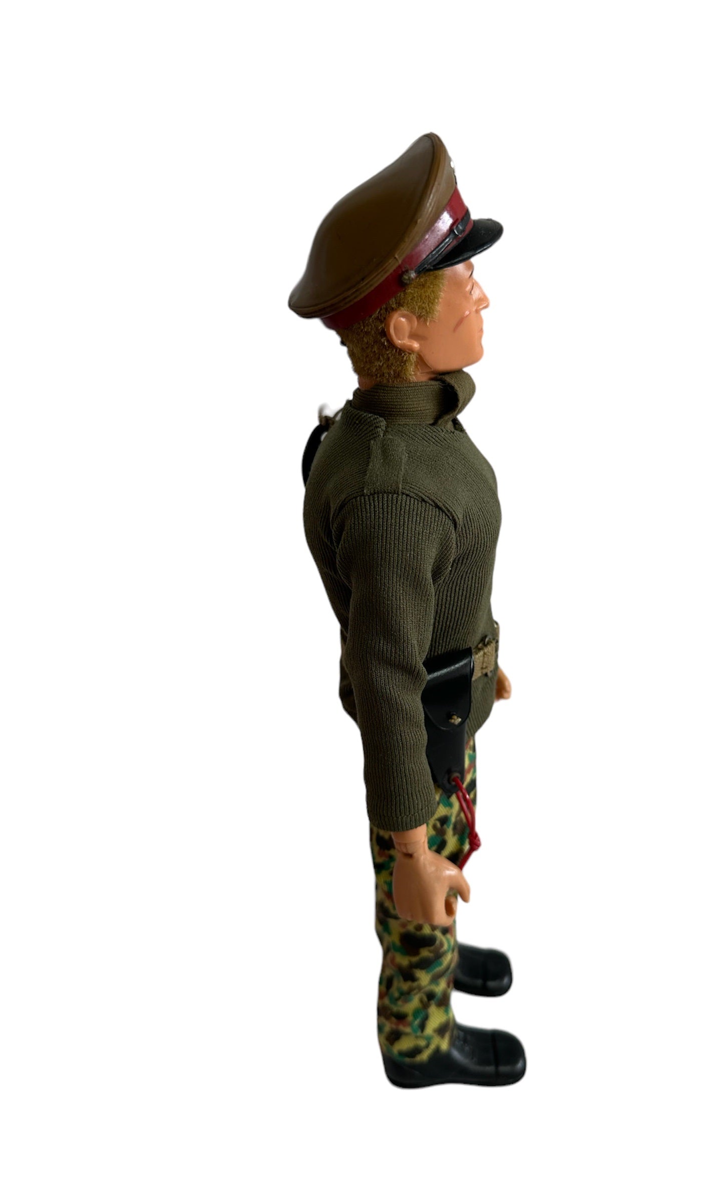 Vintage 1975 Action Man - Talking Commander - The Leader Of The Action Man Team - 12 Inch Blue Pants Action Figure With Realistic Blonde Hair, Eagle Eyes And Gripping Hands - In A Reproduction Box