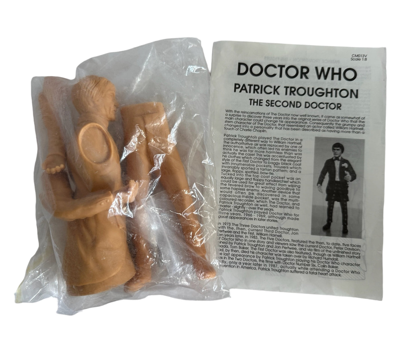 Vintage Dr Who 30th Anniversary - The Second Doctor Patrick Troughton 1:8 Scale Vinyl Model Kit - Shop Stock Room Find