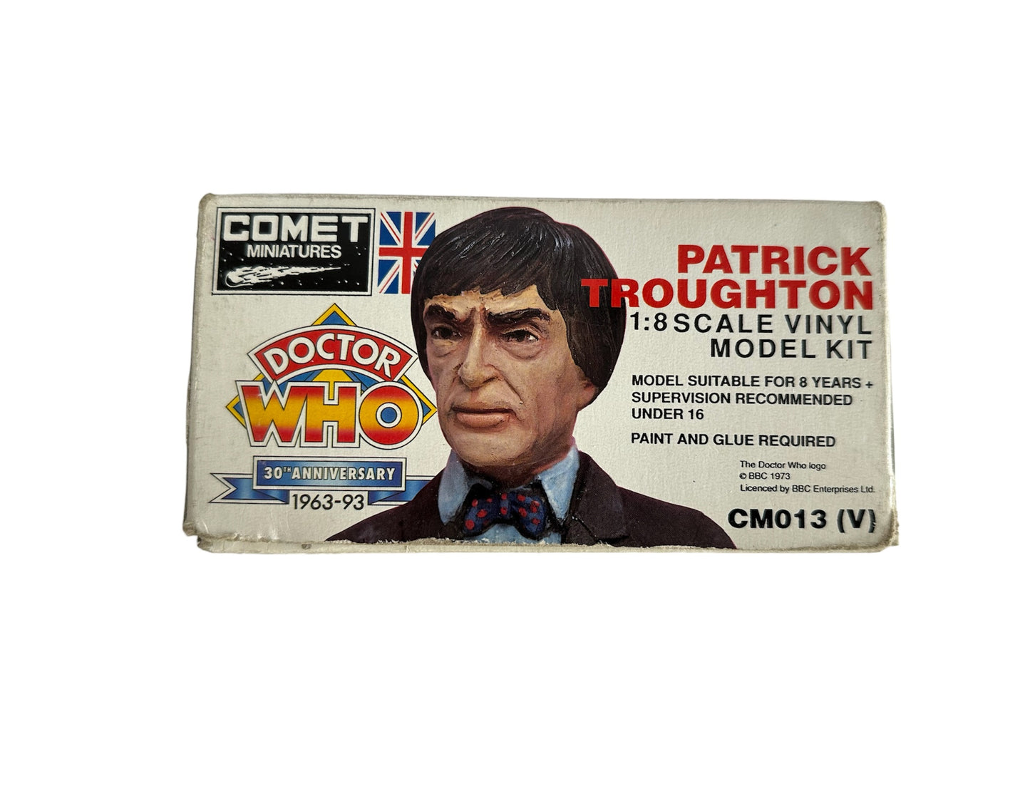 Vintage Dr Who 30th Anniversary - The Second Doctor Patrick Troughton 1:8 Scale Vinyl Model Kit - Shop Stock Room Find