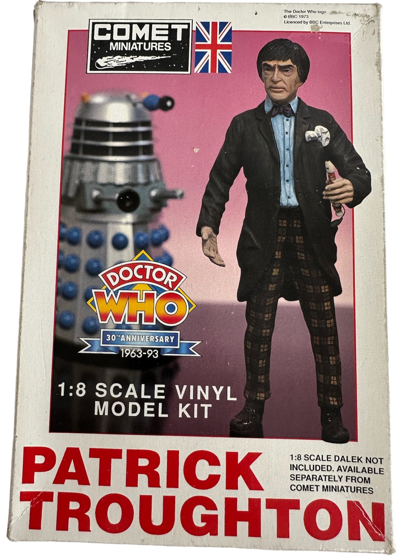 Vintage Dr Who 30th Anniversary - The Second Doctor Patrick Troughton 1:8 Scale Vinyl Model Kit - Shop Stock Room Find