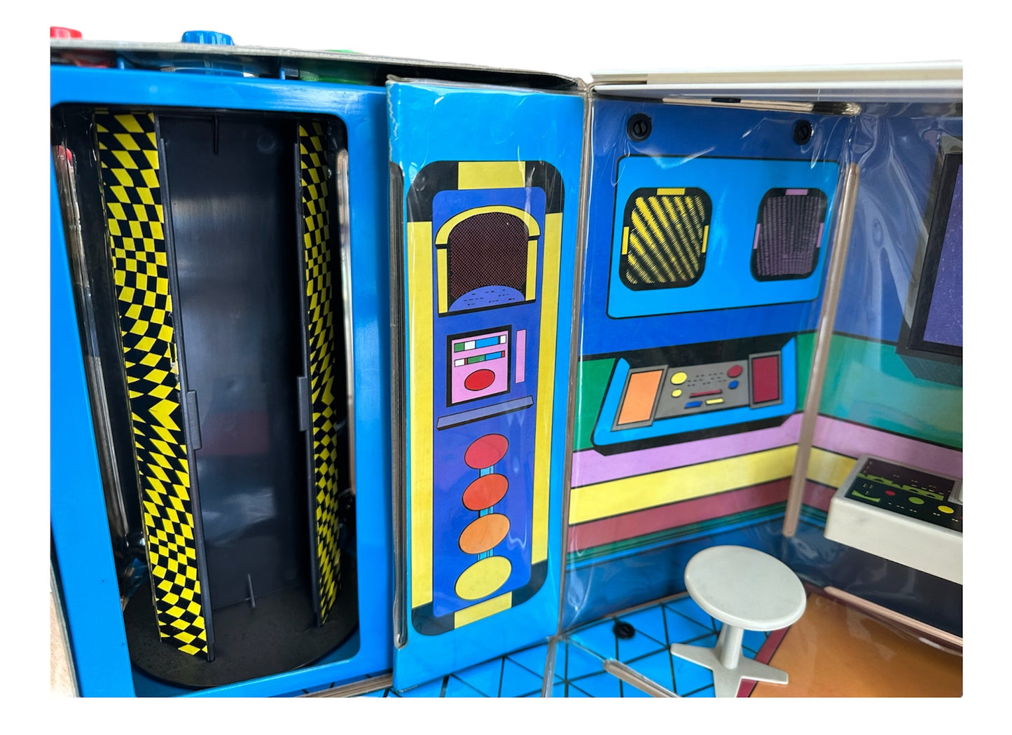 Vintage Diamonds 2007 Star Trek The Original Series USS Enterprise Bridge Action Playset Mego Recreation - Former Shop Counter Display Set