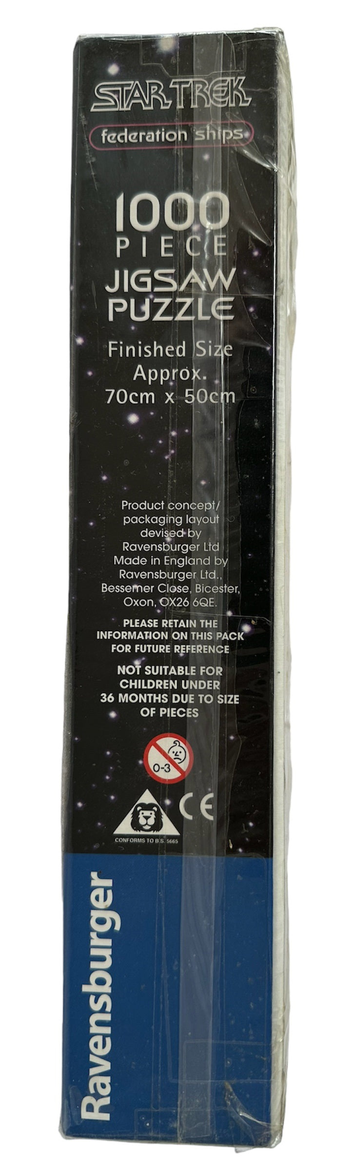 Vintage Star Trek Universe - Federation Ships 1000 Piece Jigsaw Puzzle By Ravensburger - Brand New Factory Sealed Shop Stock Room Find