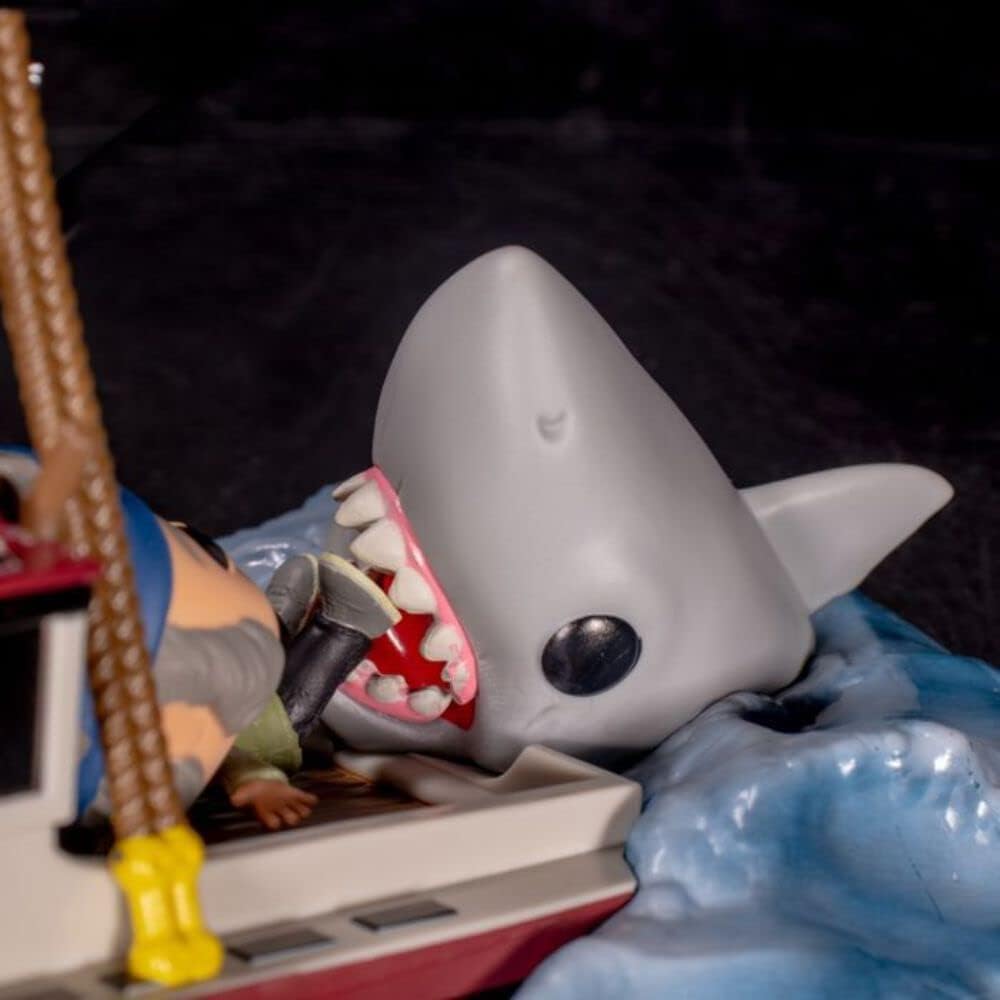 Vintage Funko 2019 Movie Moments Special Edition Jaws - Shark Eating Boat Pop Movies Vinyl Figure - Brand New Shop Stock Room Find