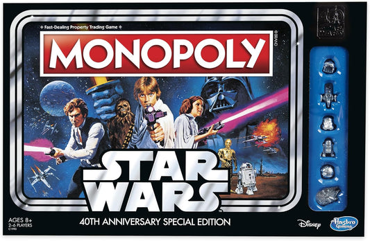 Star Wars Monopoly 2017 40th Anniversary Limited Special Collectors Edition Property Real Estate Trading Board Game - Former Shop Counter Display Item