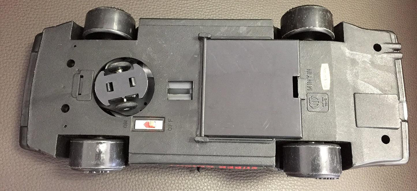 Vintage 1982 Min Yin Super Knight Rider Bootleg Battery Operated 1/16 Scale Model Car Nissan 300ZX Complete And Boxed