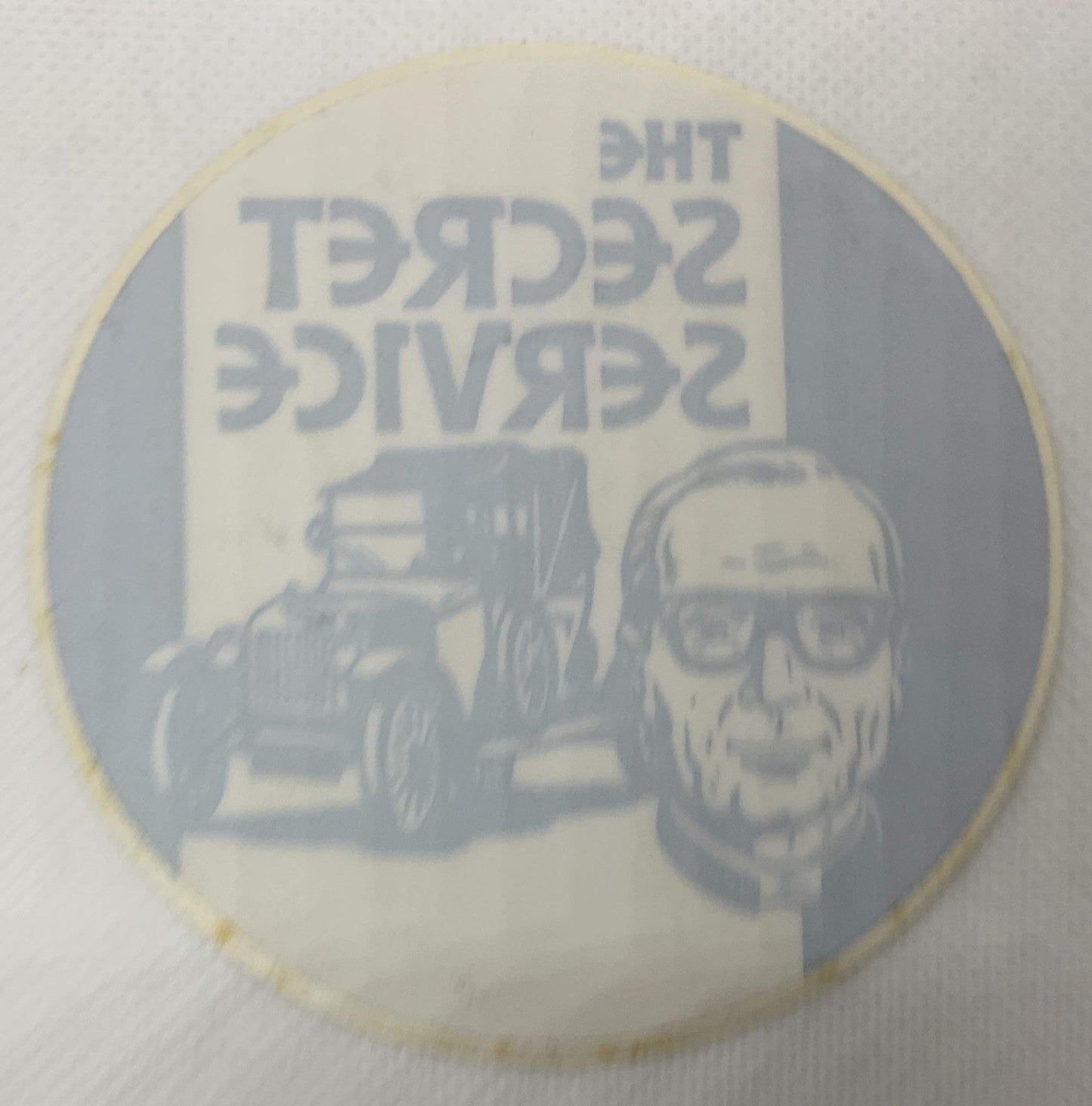 Vintage 1969 Gerry Andersons The Secret Service Window Sticker - Ultra Rare - Shop Stock Room Find