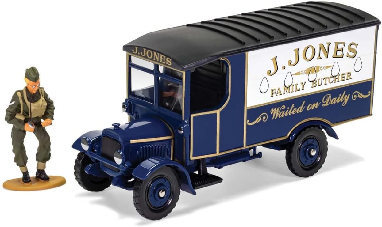 Vintage 2000 Dads Army Corgi Classic's Thornycroft Van Die Cast Replica with Mr Jones figure - Brand New Shop Stock Room Find (Copy)